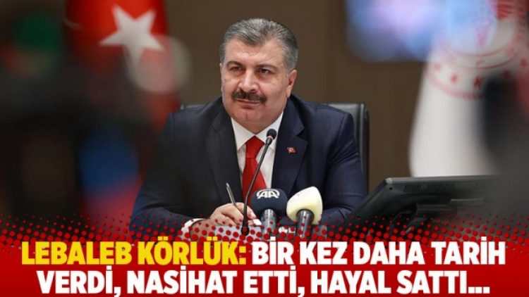 Lebaleb körlük: Bir kez daha tarih verdi, nasihat etti, hayal sattı…