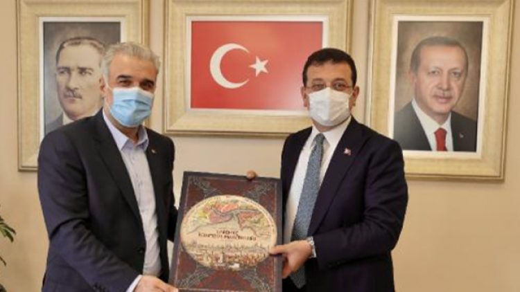 İmamoğlu’ndan AKP’nin yeni İstanbul İl Başkanı Kabaktepe’ye ziyaret