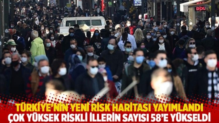 Türkiye’nin yeni risk haritası yayımlandı: Çok yüksek riskli illerin sayısı 58’e yükseldi