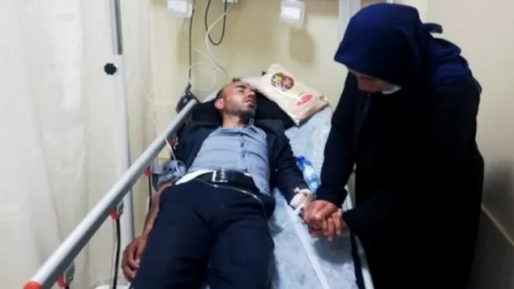 Polisin darp ettiği Ferit Şenyaşar hastaneye kaldırıldı