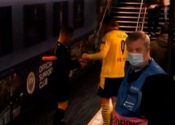 Hakem Erling Haaland’dan imza istedi, Guardiola ‘Sorun yok’ dedi!