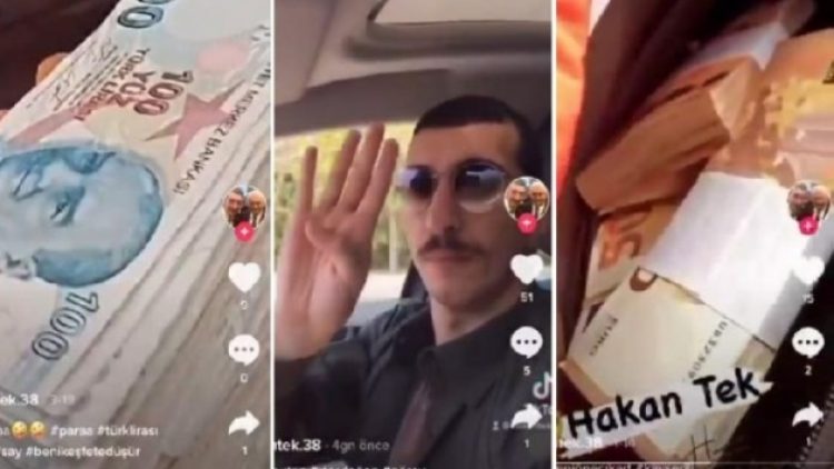 Deste deste paralarla görüntülenen AKP’li Hakan Tek, ifadesi alınıp bırakıldı