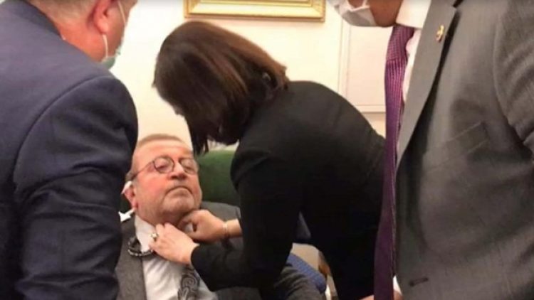 Meclis’te fenalaşan HDP’li Kemal Bülbül hastaneye kaldırıldı