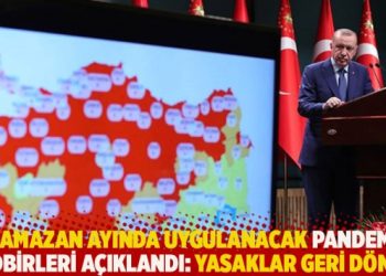 Ramazan ayında uygulanacak pandemi tedbirleri açıklandı: Yasaklar geri döndü