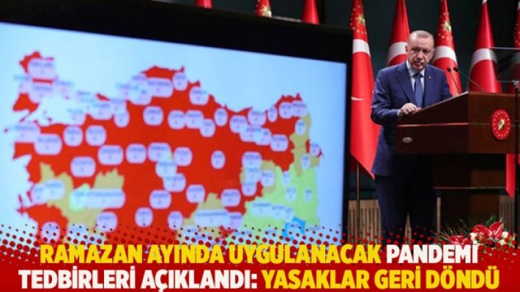 Ramazan ayında uygulanacak pandemi tedbirleri açıklandı: Yasaklar geri döndü