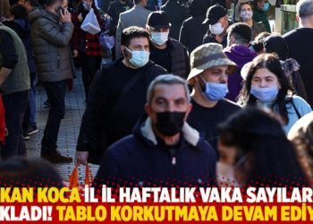 Bakan Koca il il haftalık vaka sayılarını açıkladı! Tablo korkutmaya devam ediyor