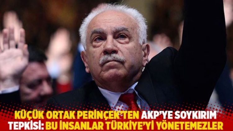 Küçük ortak Perinçek’ten AKP’ye soykırım tepkisi: Bu insanlar Türkiye’yi yönetemezler