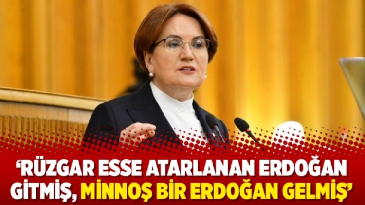 ‘Rüzgar esse atarlanan Erdoğan gitmiş, minnoş bir Erdoğan gelmiş’