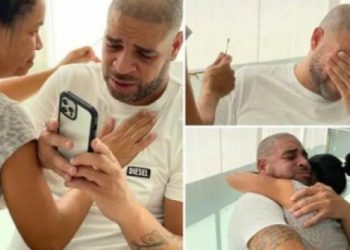 Brezilya efsanesi Adriano’yu ağlatan haber!