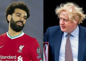 Salah, Johnson’ı etiketleyerek Filistin için çağrıda bulundu