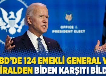 ABD’de 124 emekli general ve amiralden Biden karşıtı bildiri