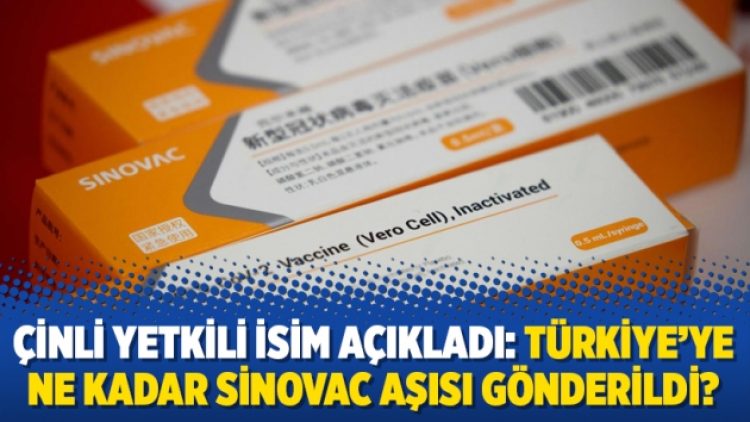Çinli yetkili isim açıkladı: Türkiye’ye ne kadar Sinovac aşısı gönderildi?