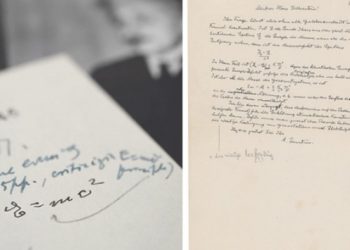 Einstein’in el yazısıyla yazdığı E=mc²’li mektup rekor fiyata satışa çıkıyor