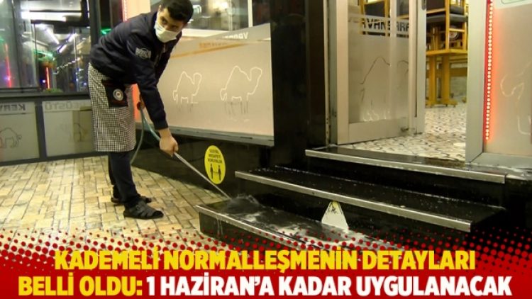 Kademeli normalleşmenin detayları belli oldu: 1 Haziran’a kadar uygulanacak