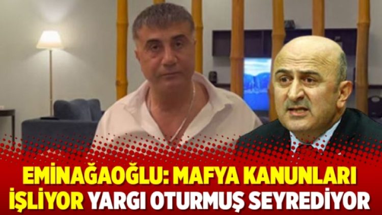 Eminağaoğlu: Mafya kanunları işliyor yargı oturmuş seyrediyor