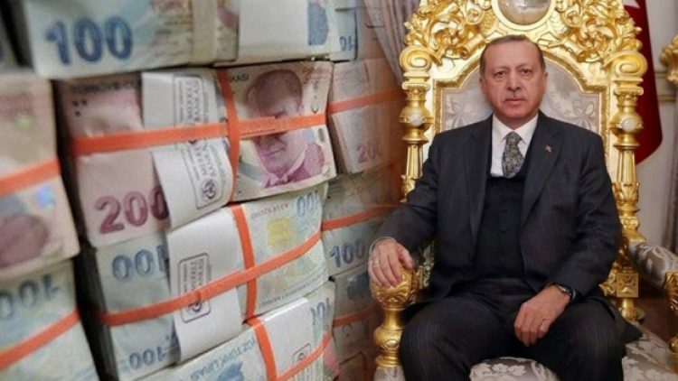 Saray’ın örtülü ödenek harcaması dört ayda 780 milyon TL oldu