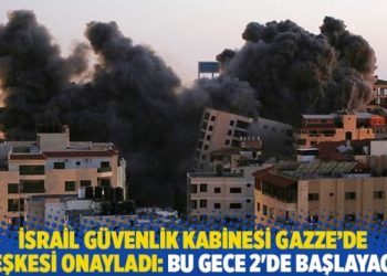 İsrail güvenlik kabinesi Gazze’de ateşkesi onayladı: Bu gece 2’de başlayacak