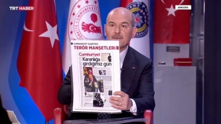 Süleyman Soylu Cumhuriyet’i, Cumhuriyet Can Dündar’ı hedef aldı