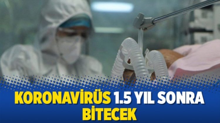 Koronavirüs 1.5 yıl sonra bitecek