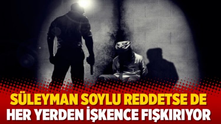 Süleyman Soylu reddetse de her yerden işkence fışkırıyor