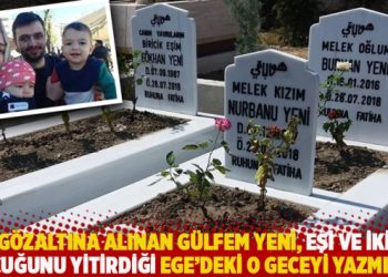 Gözaltına alınan Gülfem Yeni, eşi ve iki çocuğunu yitirdiği Ege’deki o geceyi yazmıştı!