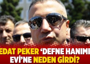 Sedat Peker ‘Defne hanımın evi’ne neden girdi?