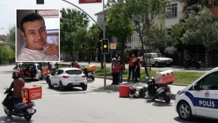 Bir motosikletli kurye daha yaşamını yitirdi