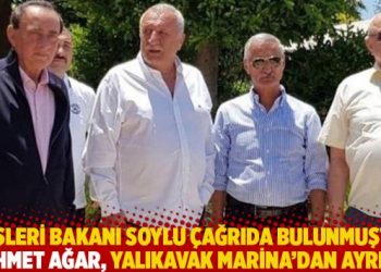 İçişleri Bakanı Soylu çağrıda bulunmuştu! Mehmet Ağar, Yalıkavak Marina’dan ayrıldı