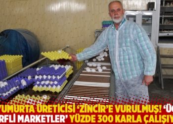 Yumurta üreticisi ‘zincir’e vurulmuş! 3 harfli marketler yüzde 300 karla çalışıyor
