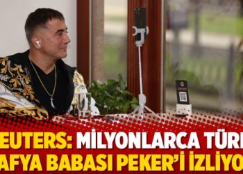 Reuters: Milyonlarca Türk mafya babası Peker’i izliyor