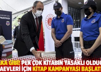 Şaka gibi! Pek çok kitabın yasaklı olduğu cezaevleri için kitap kampanyası başlatıldı