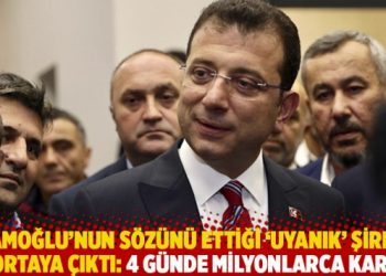 İmamoğlu’nun sözünü ettiği ‘uyanık’ şirket ortaya çıktı: 4 günde milyonlarca kar!
