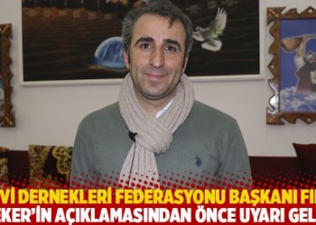 Alevi Dernekleri Federasyonu Başkanı Fırat: Peker’in açıklamasından önce uyarı geldi