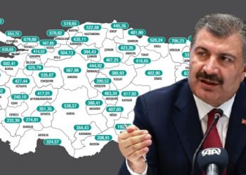 İllere göre haftalık vaka sayısı açıklandı