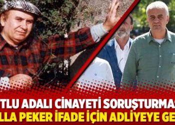 Kutlu Adalı cinayeti soruşturması: Atilla Peker ifade için adliyeye geldi