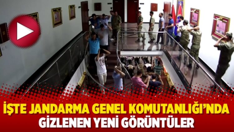 İşte Jandarma Genel Komutanlığı’nda gizlenen yeni görüntüler