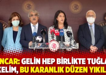 Sancar: Gelin hep birlikte tuğlayı çekelim, bu karanlık düzen yıkılsın