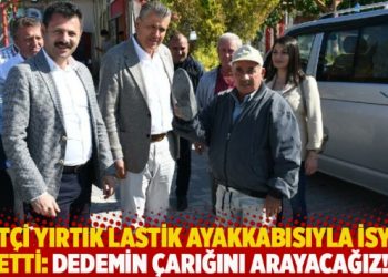 Çiftçi yırtık lastik ayakkabısıyla isyan etti: Dedemin çarığını arayacağız!