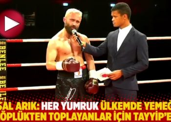 Ünsal Arık: Her yumruk ülkemde yemeğini çöplükten toplayanlar için Tayyip’e!