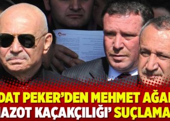 Sedat Peker’den Mehmet Ağar’a ‘mazot kaçakçılığı’ suçlaması
