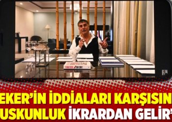 ‘Peker’in iddiaları karşısında suskunluk ikrardan gelir’