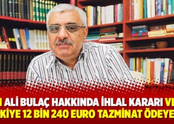 AİHM Ali Bulaç hakkında ihlal kararı verdi: Türkiye 12 bin 240 euro tazminat ödeyecek