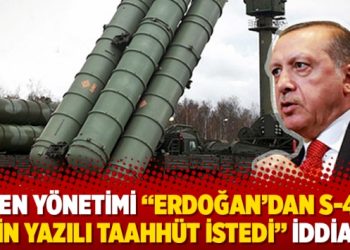 Biden yönetimi “Erdoğan’dan S-400 için yazılı taahhüt istedi” iddiası