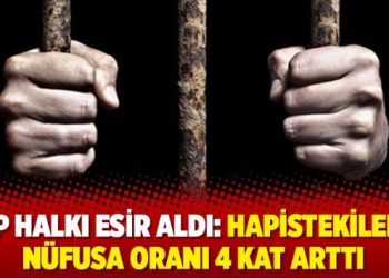 AKP halkı esir aldı: Hapistekilerin nüfusa oranı 4 kat arttı