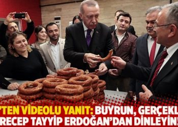 TİP’ten videolu yanıt: Buyrun, gerçekleri Recep Tayyip Erdoğan’dan dinleyin!