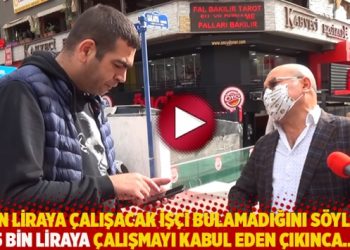 7 bin liraya çalışacak işçi bulamadığını söyledi; 5 bin liraya çalışmayı kabul eden çıkınca…