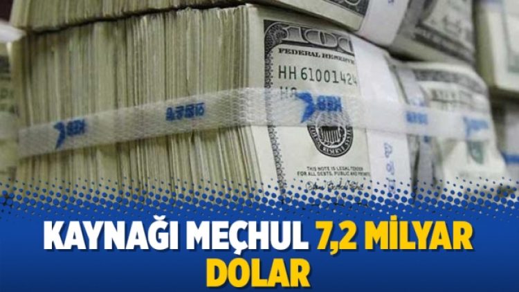 Kaynağı meçhul 7,2 milyar dolar
