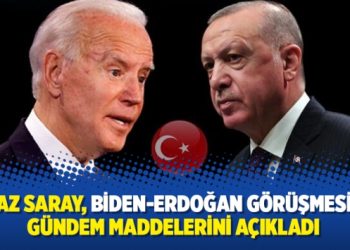 Beyaz Saray, Biden-Erdoğan görüşmesinin gündem maddelerini açıkladı