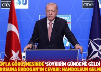 Biden’la görüşmesinde ‘soykırım gündeme geldi mi’ sorusuna Erdoğan’ın cevabı: Hamdolsun gelmedi