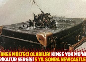 Herkes mülteci olabilir! Kimse Yok Mu’nun karikatür sergisi 5 yıl sonra Newcastle’da